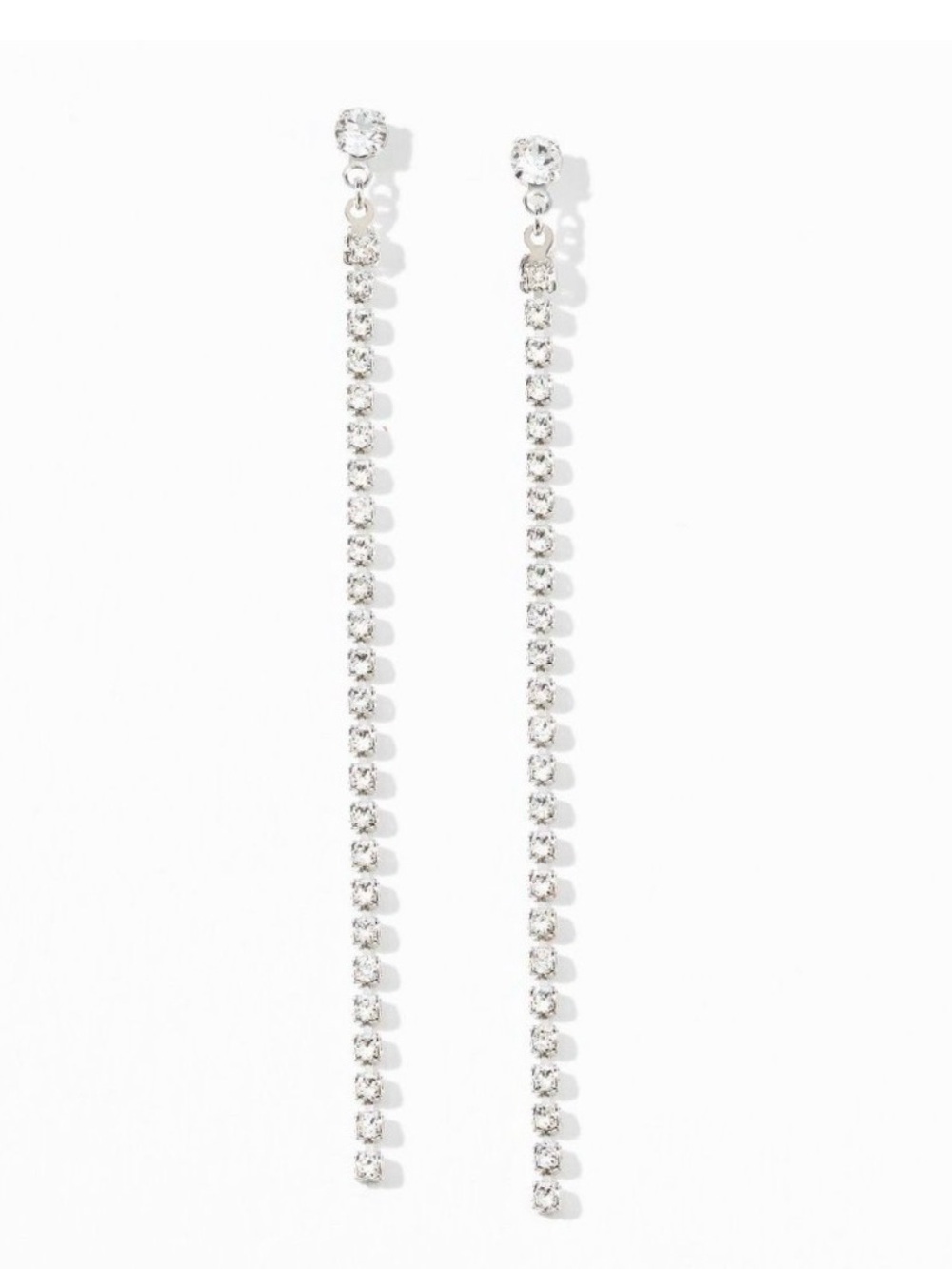 NWT Touchstone Crystal “Off the Chain” Earrings; Retired